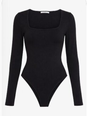 Black Long bodysuit